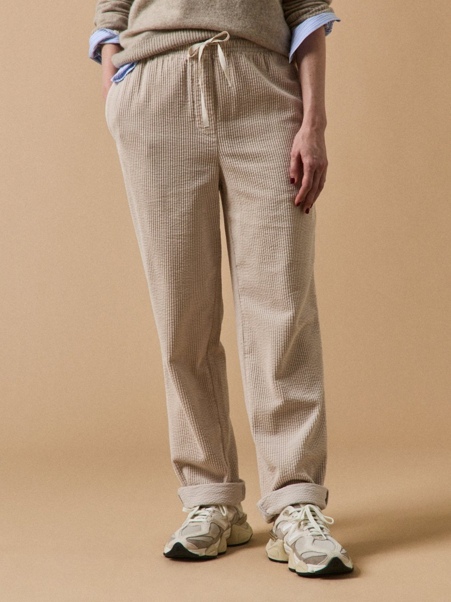 Pantalon velours gaufré femme Agathe