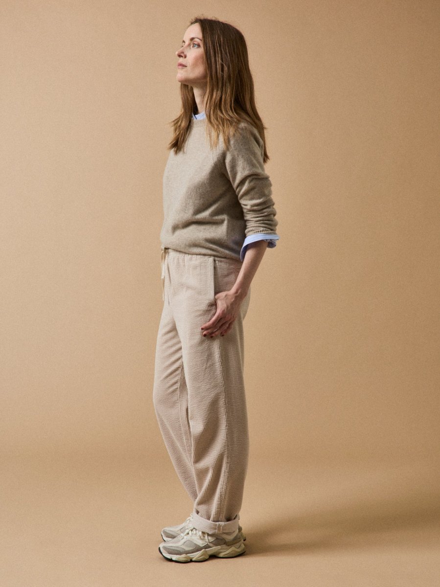 Pantalon velours gaufré femme Agathe – Image 3