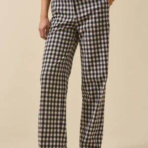 Pantalon tailleur vichy femme Juliette