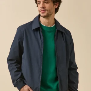 Blouson uni zippé homme