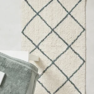 Tapis de bain croisillons