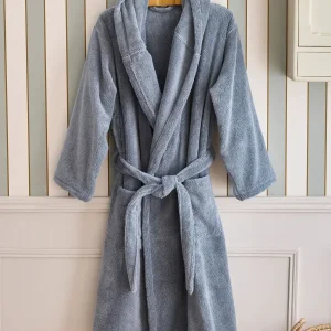 Peignoir éponge à capuche
