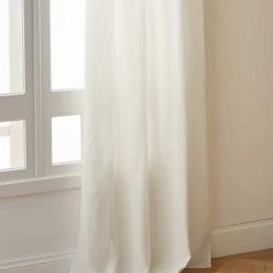 Rideau en lin à oeillets