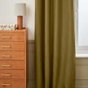 Rideau en lin à oeillets