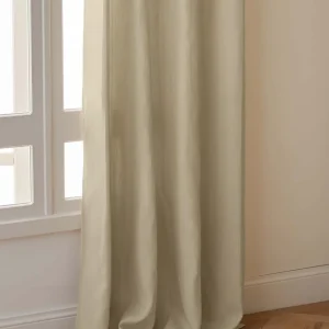 Rideau en lin à oeillets