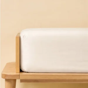 Drap-housse satin de coton uni