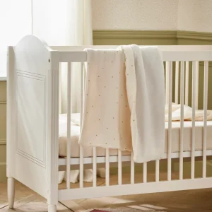 Plaid bébé gaze de coton et micro-polaire