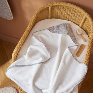 Cape de bain bébé tissu Liberty