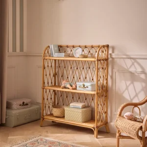 Bibliothèque en rotin "Lou"