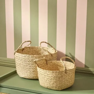 Panier en rotin par lot de 2