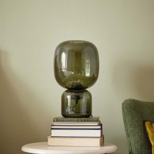 Lampe Louise en verre teinté