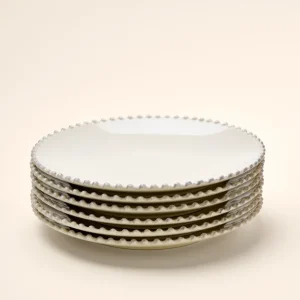 Assiette à dessert "Perle" par lot de 6 - Collection Costa Nova
