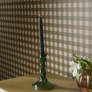 Bougeoir en verre Lou