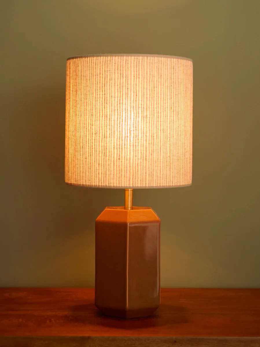 Abat-jour plissé en lin - petit modèle Victoire – Image 5