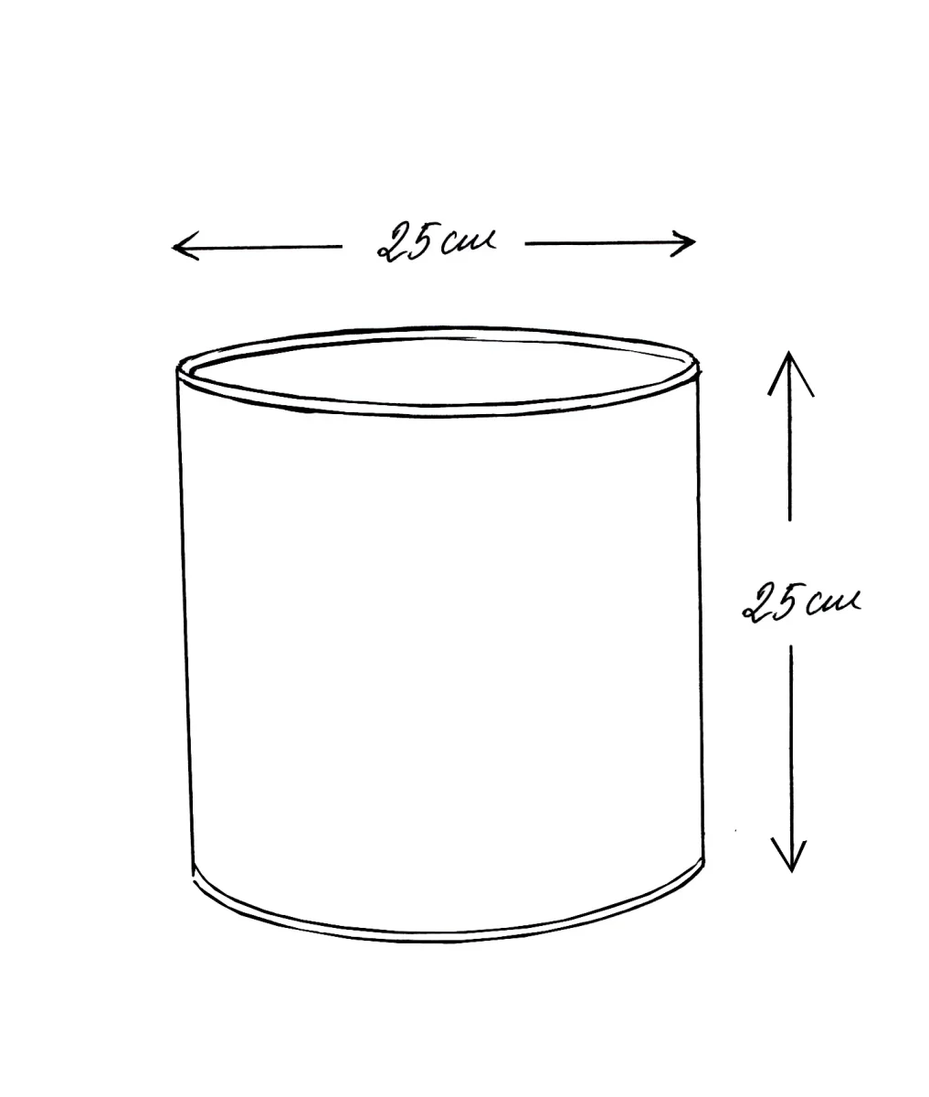 Abat-jour plissé en lin - petit modèle Victoire – Image 6