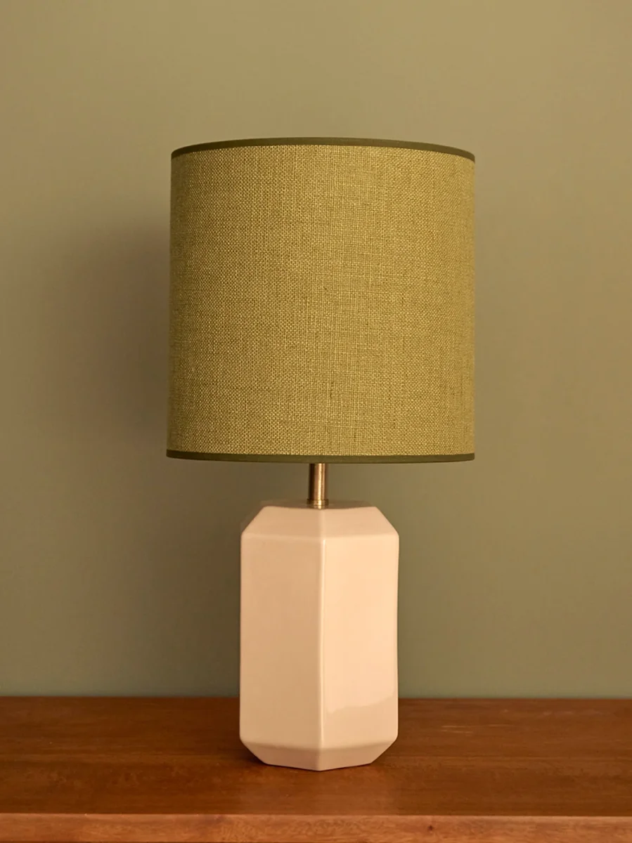 Abat-jour seventies olive - petit modèle Victoire – Image 4