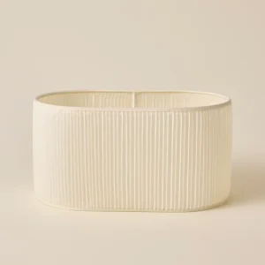 Abat-jour ovale plissé - petit modèle Victoire