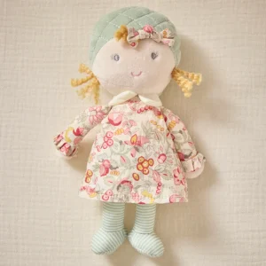Poupée Juliette en tissu imprimé Mireille
