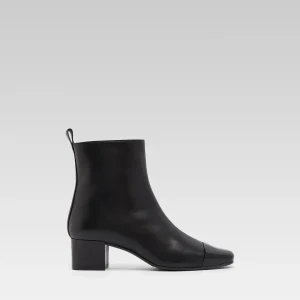 Estime - Bottines cuir et verni noir