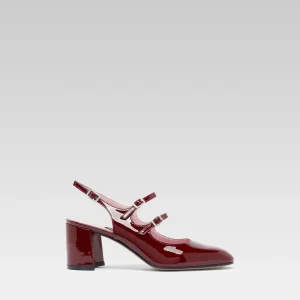 Banana - Babies slingback cuir verni bordeaux