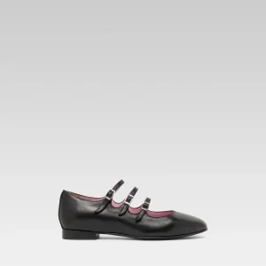 Ariana s - Ballerines babies cuir noir