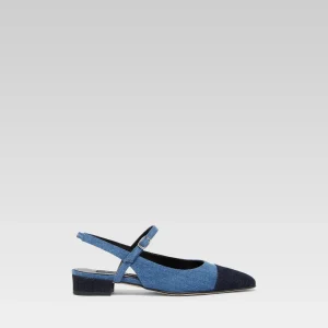Oceano - Slingback tissus bi-jeans