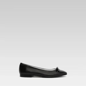 Bella - Ballerines cuir noir