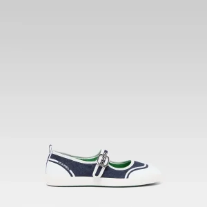 Costa - Tennis à brides toile jean bleu