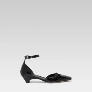 Emma - Ballerines cuir naplack noir