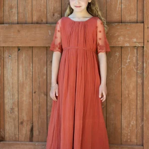 Robe Thelma Terracota Les petits inclassables