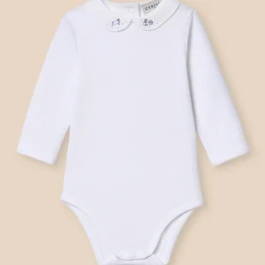 Body col brodé Bébé - Coton biologique