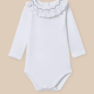 Body col brodé et smocks - Coton biologique