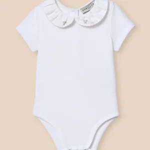 Body col brodé Bébé - Coton Biologique