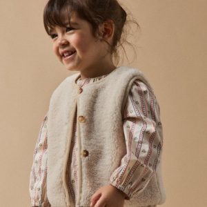 Veste sans manches en sherpa Bébé