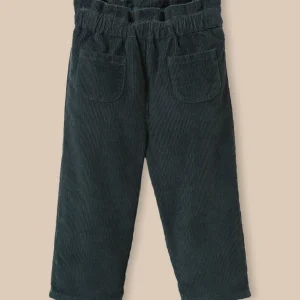 Pantalon paperbag Bébé en velours