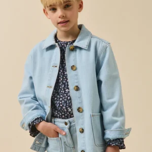 Veste worker Fille en denim