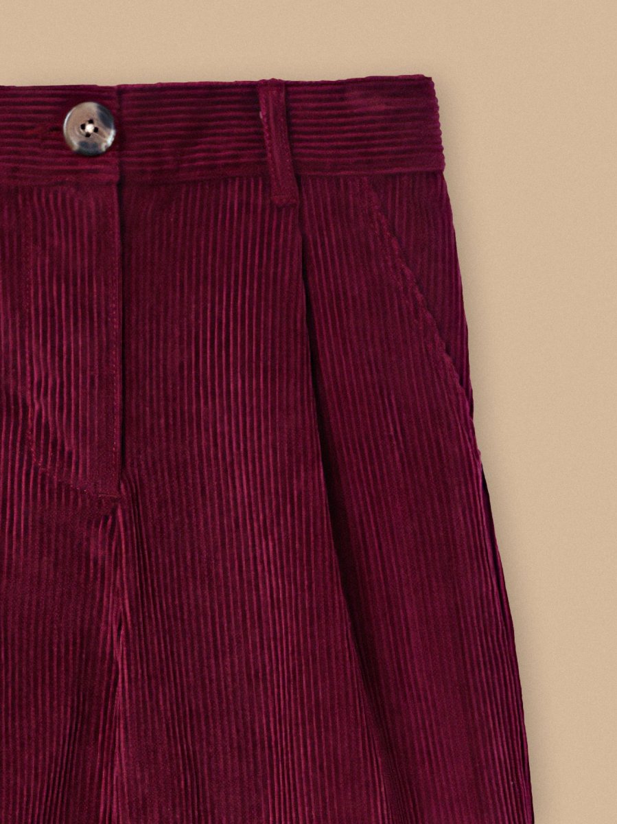 Pantalon flare en velours Fille – Image 8