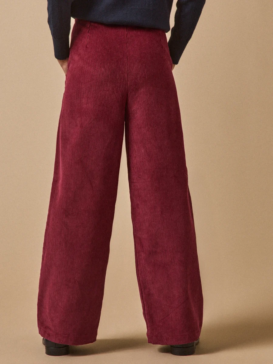 Pantalon flare en velours Fille – Image 4