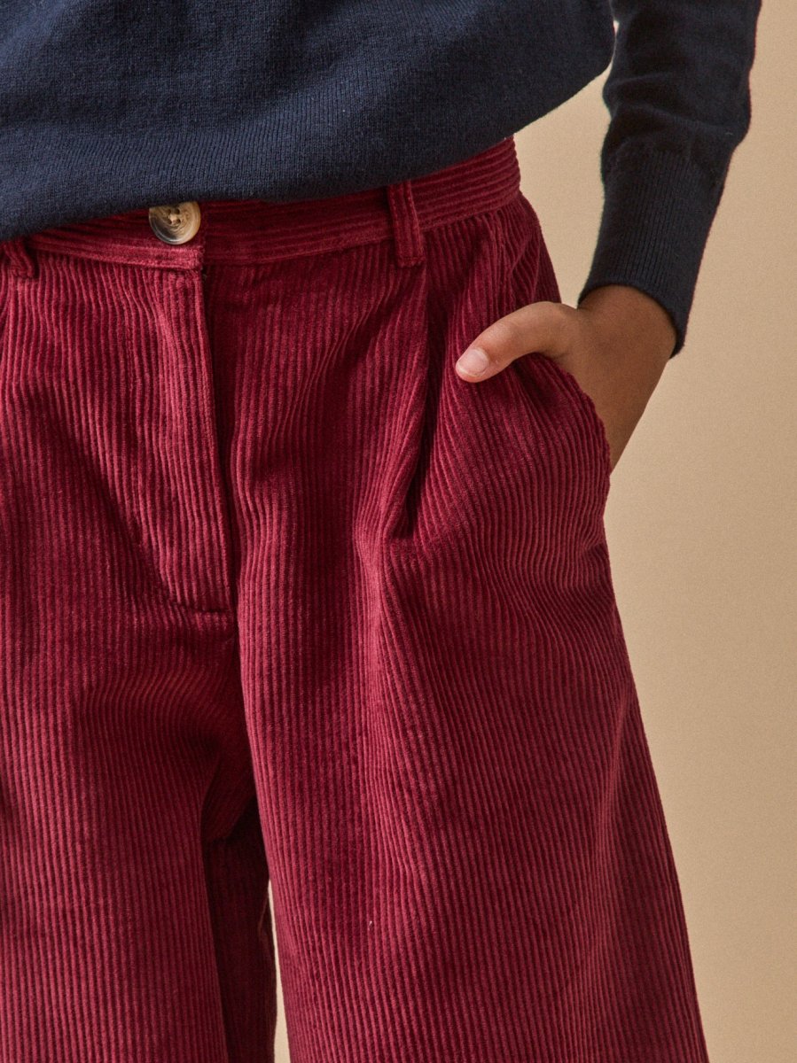 Pantalon flare en velours Fille – Image 5