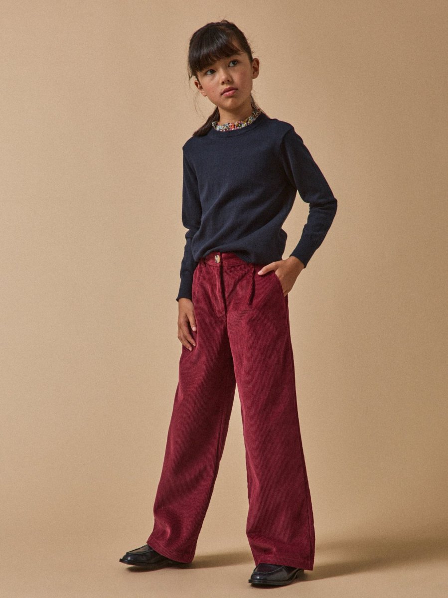 Pantalon flare en velours Fille – Image 9