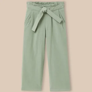Pantalon large Fille en velours