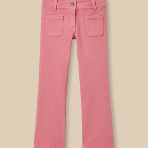 Pantalon flare Fille en twill