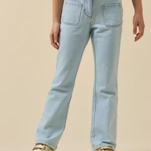 Pantalon flare Fille en denim