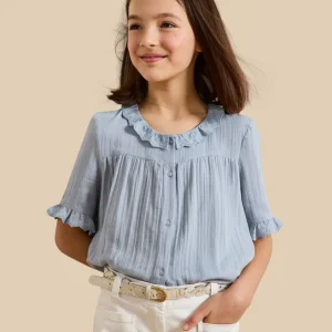 Chemise Fille en gaze - Coton biologique
