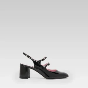 Banana - Babies slingback cuir verni noir