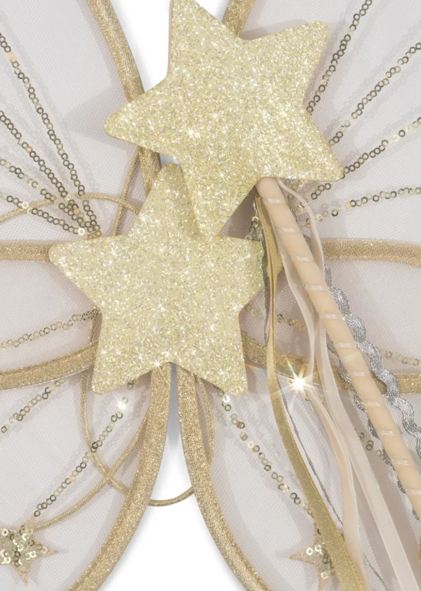 Ailes de papillon et Baguette doré – Image 3