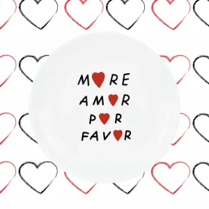 Assiette en porcelaine m♥️re am♥️re p♥️r fav♥️r