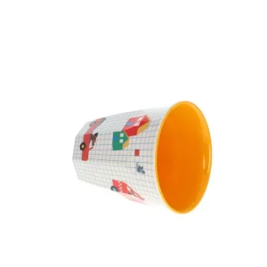 Petit verre en mélamine Véhicules et Chiens