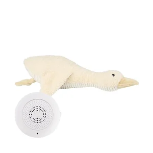 Peluche Oie Liva beige bruit blanc rechargeable