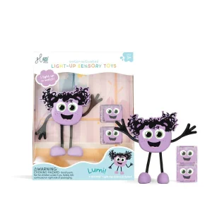 Personnage pour le bain Lila + cubes lumineux violet